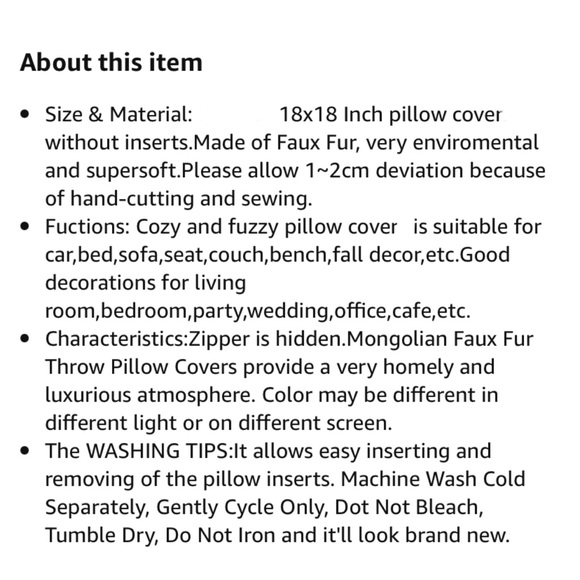 Luxury Home | Cozy Chic Pumpkin Orange Soft Plush Faux Fur Throw Pillow Cover - Picture 8 of 8